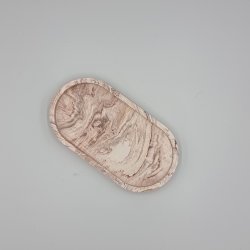 Oval Marmor Fad