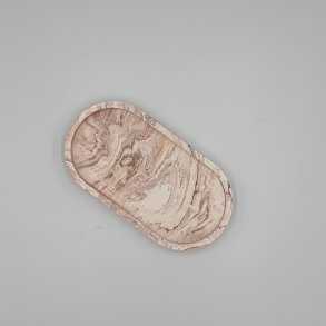 Oval Marmor Fad