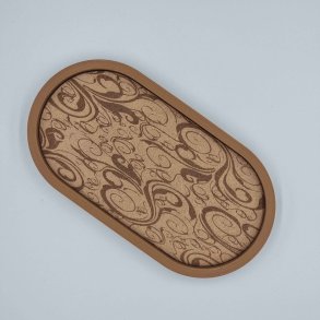 Oval Vintage Swirl Fad