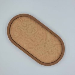 Oval Topo Swirl Fad