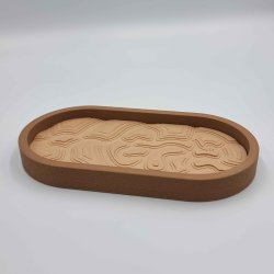 Oval Topo Swirl Fad